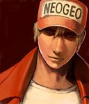  baseball_cap blonde_hair fatal_fury hat male_focus snk solo terry_bogard the_king_of_fighters yu_65026 
