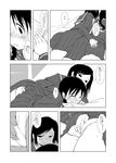  absurdres ass comic fingering genshiken greyscale highres monochrome multiple_girls nakajima_yuuko panties shigeta_mina translation_request underwear yuri zasha 