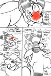  &lt;3 ampharos angry blush charmander comic english_text fire hat haychel male nintendo pok&#233;mon pok&eacute;mon scarf size_difference tears text video_games 