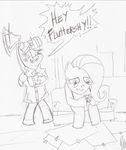  absurd_res american american_psycho axe black_and_white dialog dialogue english_text equine female fluttershy_(mlp) friendship_is_magic hair hi_res horn horse long_hair mammal monochrome movie my_little_pony parody pony psico sparkle text twilight twilight_sparkle_(mlp) unicorn weapon 