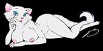  anthrofied big_breasts blue_eyes breasts cat disney duchess feline female fur mammal nail_polish nipples pose solo steven_stagg the_aristocats whiskers white white_fur 