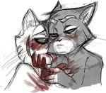  blood cat duo feline freckle_mcmurray lackadaisy mammal mordecai_heller 