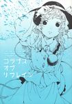  comic doppelganger doujinshi green_hair hat highres komeiji_koishi monochrome non-web_source solo third_eye totaku_(musha_prune) touhou translated 