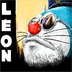  beard doraemon doraemon_(character) face facial_hair jean_reno leon_the_professional lowres mustache no_humans parody red_nose seiyuu_connection solo sunglasses whiskers 