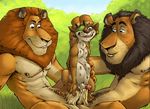  alex_the_lion anal anal_penetration anthro balls buck_(ice_age) cum cum_in_ass cum_inside death_by_snoo_snoo double_anal double_insertion double_penetration erection father feline furryrevolution gay group group_sex ice_age incest lion madagascar male mammal meerkat nude parent penetration penis pubes sex size_difference son threesome vein zuba 