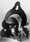  black_and_white butt cat cjrfm clothing feline female greyscale hat hoodie huge_butt leggings leggins legwear mammal minx_kitten monochrome plain_background scifijackrabbit slit_pupils smutbunny solo team-happi-bomb thick_thighs thighs tights toni_the_kitten 