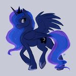  bluewolf487 cutie_mark equine female feral friendship_is_magic hair horn horse long_hair luna_(mlp) mammal my_little_pony pegasus pony princess_luna_(mlp) rollingrabbit solo winged_unicorn wings 