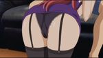  animated animated_gif ass ass_shake lingerie lowres panties shaking_ass thighhighs triangle_blue underwear zettai_ryouiki 