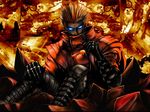  artist_request epic glasses glowing glowing_eyes male_focus solo trigun vash_the_stampede wallpaper 