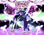  bad_id bad_pixiv_id blaze_(artist) bug butterfly hat insect japanese_clothes pink_hair red_eyes saigyou_ayakashi saigyouji_yuyuko solo touhou 