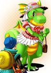  dorango dragon dragon_quest dragon_quest_vi dress ears edmol purse teeth terry transformation wings 