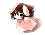  animal_ears blush bunny_ears frown inaba_tewi jitome solo touhou yume_shokunin 