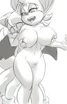  2019 anthro big_breasts blush breasts canid canine chiropteran clothing digital_media_(artwork) duo eyelashes eyeshadow female fox fur gloves hair half-closed_eyes makeup male mammal membranous_wings miles_prower multi_tail nipples nude pussy rouge_the_bat simple_background smile sonic_(series) teeth the-unicorn-lord thick_thighs video_games wings 