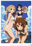  akiyama_mio bikini hirasawa_yui horiguchi_yukiko k-on! kotobuki_tsumugi overfiltered swimsuits 