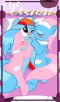  2012 aloe_(mlp) bed blue_hair blush butt comic cutie_mark equine eyes_closed female friendship_is_magic hair horse kissing lesbian licking long_hair lotus_(mlp) multi-colored_hair my_little_pony open_mouth oral pegasus pillow pink_hair pony purple_eyes pyruvate rainbow_dash_(mlp) rainbow_hair sex siblings sisters tongue tongue_out wings 