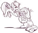  applejack_(mlp) black_and_white cider cowboy_hat cutie_mark equine female feral freckles friendship_is_magic hair hat horse long_hair mammal monochrome my_little_pony pegasus plain_background pony sketch white_background wings 