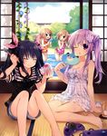  choujigen_game_neptune choujigen_game_neptune_mk2 nepgear ram_(choujigen_game_neptune) rom_(choujigen_game_neptune) swimsuits tsunako uni_(choujigen_game_neptune) 