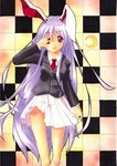  animal_ears artist_request bunny_ears long_hair moon purple_hair red_eyes reisen_udongein_inaba skirt solo touhou 