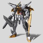  armor gundam gundam_00 gundam_kyrios helmet machinery mecha no_humans weapon zefai 