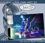 &hearts; crown cute cutie_mark english_text equine female feral friendship_is_magic headset horn horse john_joseco mammal my_little_pony nightmare_moon_(mlp) playstation_3 pony princess_luna_(mlp) text tumblr winged_unicorn wings 