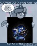  &hearts; crown english_text equine female feral friendship_is_magic headset horn horse john_joseco looking_at_viewer mammal my_little_pony pony princess_luna_(mlp) solo text tumblr winged_unicorn wings 
