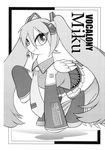  absurdres animalization artist_request boots detached_sleeves greyscale hatsune_miku highres long_hair monochrome my_little_pony my_little_pony_friendship_is_magic necktie parody pegasus pony scan solo twintails very_long_hair vocaloid 