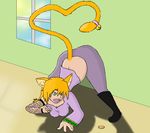  captainspadevatore cat cat_ears catgirl feline female hair kitaandra_(character) mammal orange_hair 