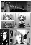  comic doujinshi english greyscale highres izayoi_sakuya monochrome multiple_girls noya_makoto touhou translated yakumo_yukari 