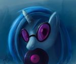  equine eyewear female friendship_is_magic glasses hair horn horse looking_at_viewer mammal my_little_pony plain_background pony raikoh-illust raikoh14 record solo sunglasses two_tone_hair unicorn vinyl_scratch_(mlp) 