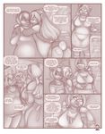  bear butt chubby clark_douglas_(character) comic cupcakes eating female girly gummi lavenderpandy male mustelid otter 