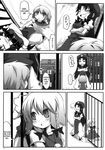  comic doujinshi english greyscale highres hong_meiling izayoi_sakuya monochrome multiple_girls noya_makoto touhou translated 