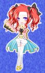  breasts detached_sleeves genderswap lipstick makeup red_hair tales_of_(series) tales_of_symphonia thighhighs twintails zelos_wilder 