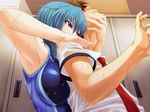  breasts forced haramasete_seiryuu-kun! large_breasts lilith-soft locker_room swimsuit wet 