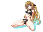  blonde_hair cameltoe golden_darkness long_hair red_eyes skintight tagme to_love_ru 