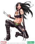  black_hair boots breasts buckle choker claws green_eyes lingerie marvel navel pants underwear x-23 x-men yamashita_shun&#039;ya yamashita_shun'ya 