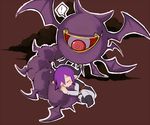  1893051_(mei) aiu_(kuruiki) link monster one-eyed one_eye purple_hair shadow_link sleeping the_legend_of_zelda vaati 