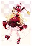  blonde_hair dfo dnf dungeon_and_fighter dungeon_fighter_online gloves hat heart hearts long_hair mage mage_(dungeon_and_fighter) magic_wand ribbon star wand 