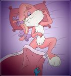  babs_bunny bow breasts buckteeth buster_bunny duo female fur furnut lagomorph lying mammal nipples on_back pink_fur plump_labia pussy rabbit sleeping small_breasts smile spread_legs spreading tiny_toon_adventures tiny_toons warner_brothers 