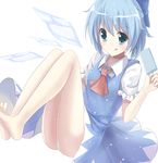  :q aosaki_yukina bad_id bad_pixiv_id bare_legs blue_eyes blue_hair bow cirno dress food hair_bow ice ice_wings panties pantyshot popsicle short_hair solo tongue tongue_out touhou underwear upskirt white_panties wings 