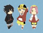  2boys chibi cosplay crystal_(pokemon) crystal_(pokemon)_(cosplay) gamera-kanako gold_(pokemon) gold_(pokemon)_(cosplay) haruno_sakura multiple_boys naruto naruto_(series) pokemon pokemon_(game) pokemon_gsc pokemon_hgss silver_(pokemon) silver_(pokemon)_(cosplay) uchiha_sasuke uzumaki_naruto 