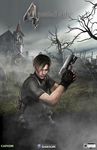  1boy absurdres capcom gun highres human leon_s_kennedy resident_evil solo weapon 