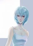  ayanami_rei bad_id bad_pixiv_id blue_hair highres neon_genesis_evangelion older red_eyes short_hair solo time-flies 