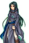  belt black_hair facial_mark fire_emblem fire_emblem:_akatsuki_no_megami long_hair purutoppu_(toranohige) red_eyes solo soren 