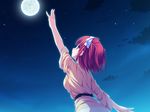  game_cg jpeg_artifacts moon night redhead suzukaze_no_melt tenmaso tsubaki_nazuna violet_eyes whirlpool 