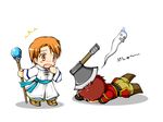  armor axe bad_id bad_pixiv_id chibi dying failure fire_emblem fire_emblem:_souen_no_kiseki ghost kieran multiple_boys orange_eyes orange_hair panicking red_hair rhys staff weapon 