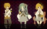  halloween hatsune_miku kagamine_len kagamine_rin vocaloid 