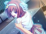  game_cg jpeg_artifacts redhead suzukaze_no_melt tenmaso tsubaki_nazuna violet_eyes whirlpool 