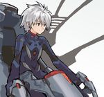  artist_request cockpit entry_plug male_focus nagisa_kaworu neon_genesis_evangelion non-web_source plugsuit red_eyes silver_hair solo 