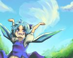  aryus bad_id bad_pixiv_id blue_hair cirno solo touhou 