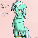  equine female feral friendship_is_magic horn horse looking_at_viewer lyra_(mlp) lyra_heartstrings_(mlp) mammal my_little_pony pony pussy sirachanotsauce solo unicorn 